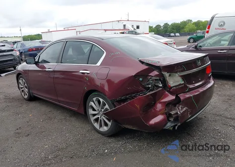 2013 Honda Accord Sport z USA, uszkodzony, nr VIN 1HGCR2F50DA069774